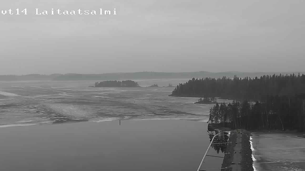 Weather Camera Image Road 14 Savonlinna, Laitaatsalmi, Savonlinna, Etelä-Savo