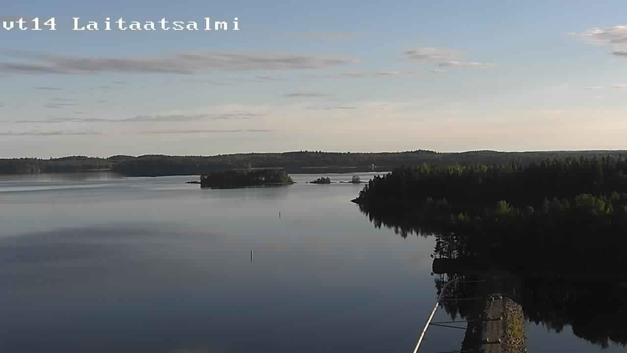 Weather Camera Image Road 14 Savonlinna, Laitaatsalmi, Savonlinna, Etelä-Savo