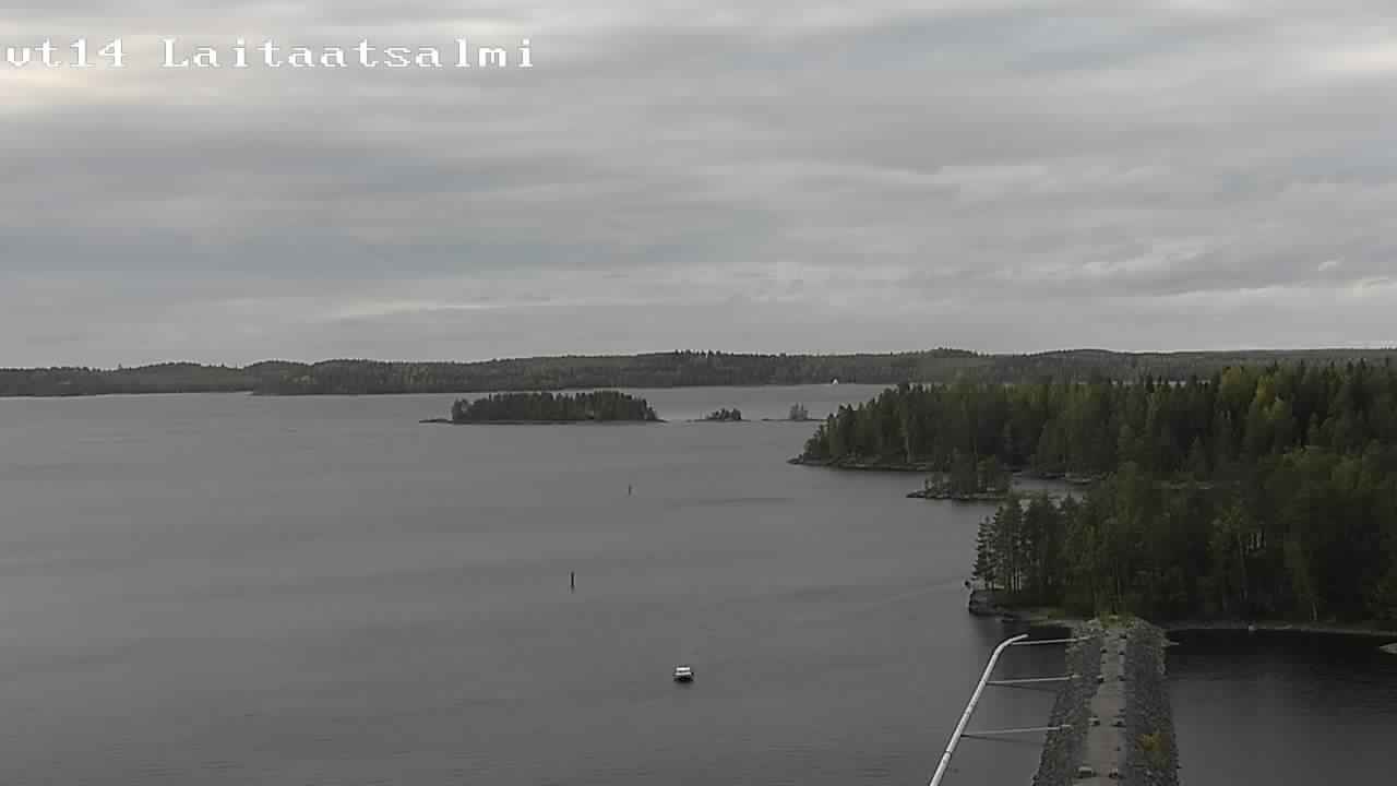 Weather Camera Image Road 14 Savonlinna, Laitaatsalmi, Savonlinna, Etelä-Savo