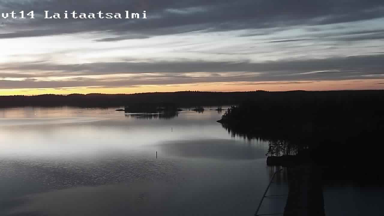 Weather Camera Image Väg 14 Nyslott, Laitaatsalmi, Savonlinna, Etelä-Savo