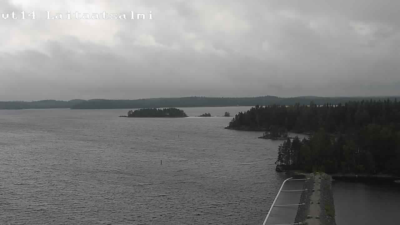 Weather Camera Image Road 14 Savonlinna, Laitaatsalmi, Savonlinna, Etelä-Savo