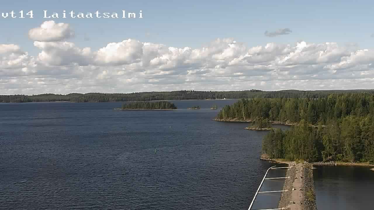 Weather Camera Image Road 14 Savonlinna, Laitaatsalmi, Savonlinna, Etelä-Savo