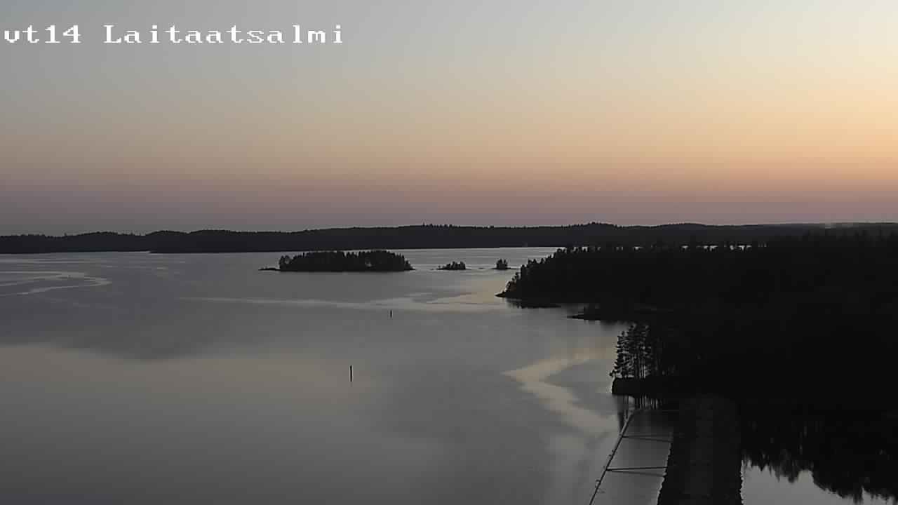 Weather Camera Image Road 14 Savonlinna, Laitaatsalmi, Savonlinna, Etelä-Savo
