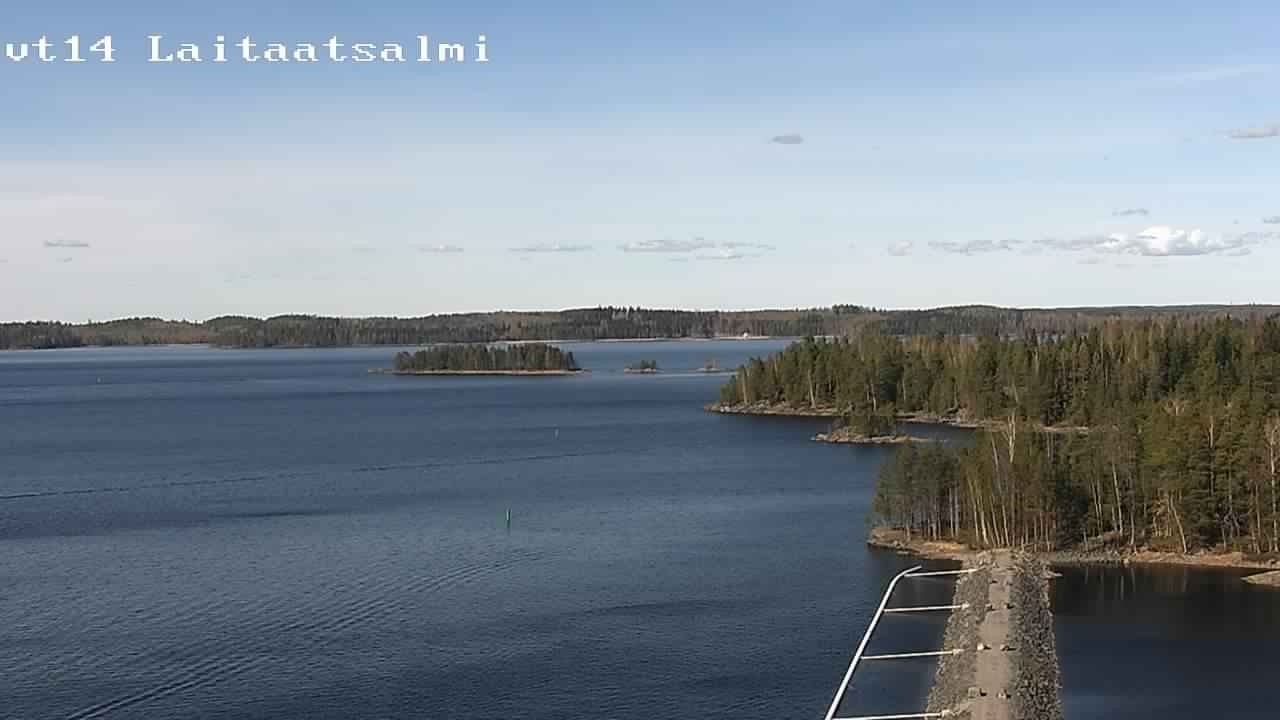 Weather Camera Image Väg 14 Nyslott, Laitaatsalmi, Savonlinna, Etelä-Savo