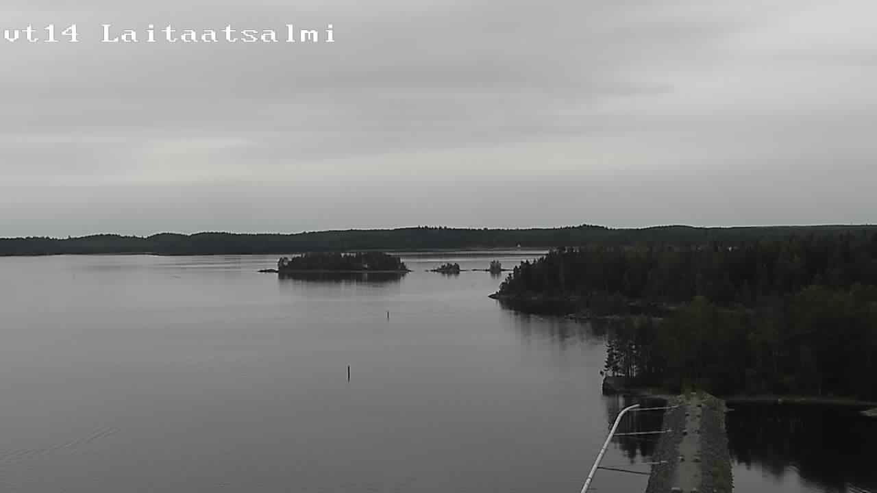 Weather Camera Image Väg 14 Nyslott, Laitaatsalmi, Savonlinna, Etelä-Savo