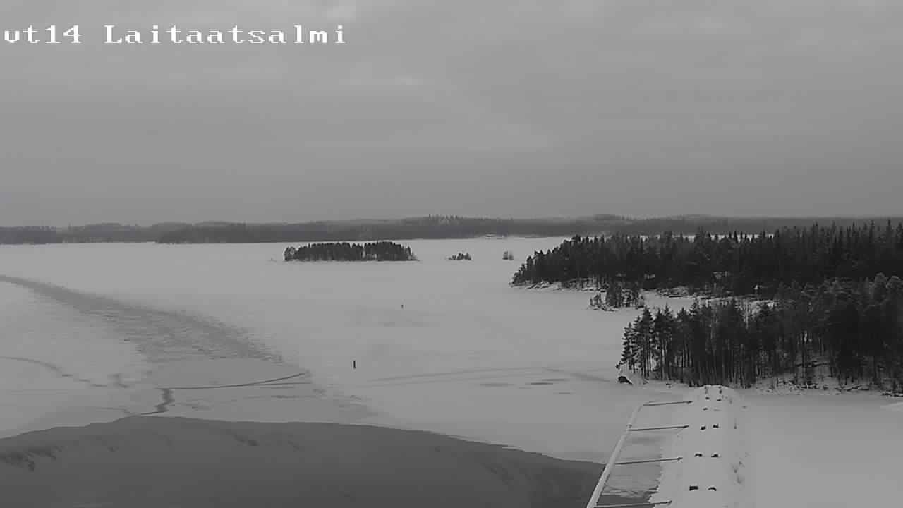 Weather Camera Image Väg 14 Nyslott, Laitaatsalmi, Savonlinna, Etelä-Savo