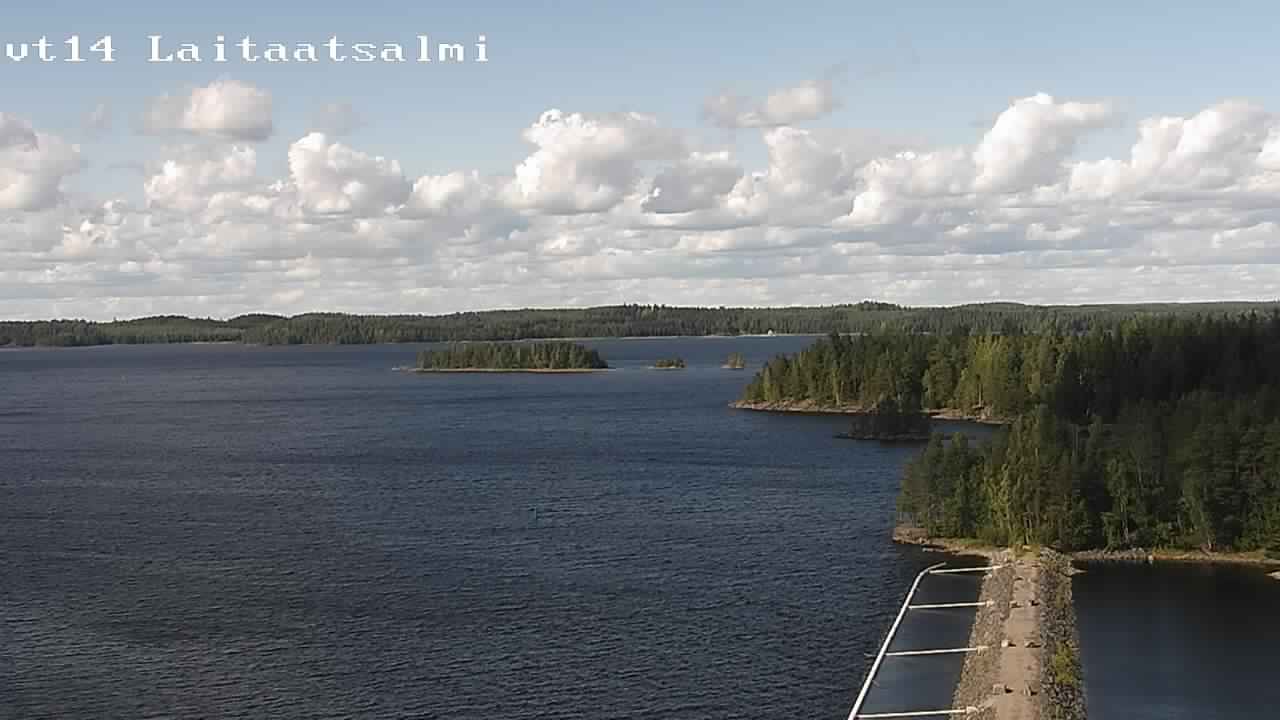 Weather Camera Image Road 14 Savonlinna, Laitaatsalmi, Savonlinna, Etelä-Savo