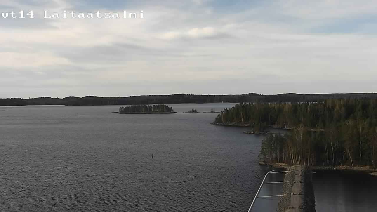 Weather Camera Image Väg 14 Nyslott, Laitaatsalmi, Savonlinna, Etelä-Savo