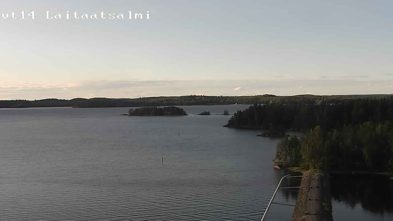 Weather Camera Image Road 14 Savonlinna, Laitaatsalmi, Savonlinna, Etelä-Savo