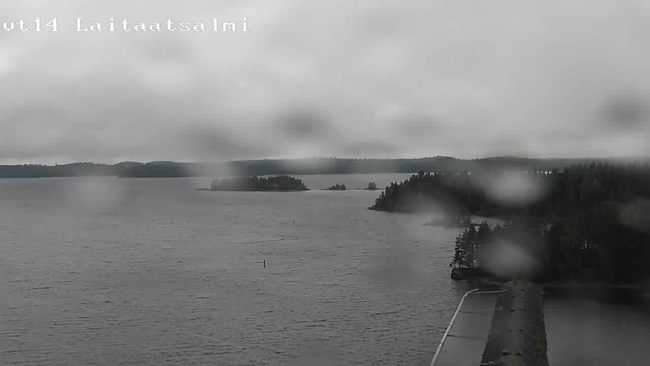 Weather Camera Image Road 14 Savonlinna, Laitaatsalmi, Savonlinna, Etelä-Savo