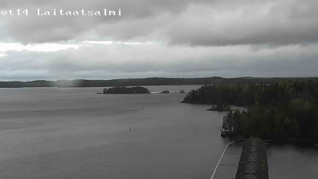Weather Camera Image Road 14 Savonlinna, Laitaatsalmi, Savonlinna, Etelä-Savo