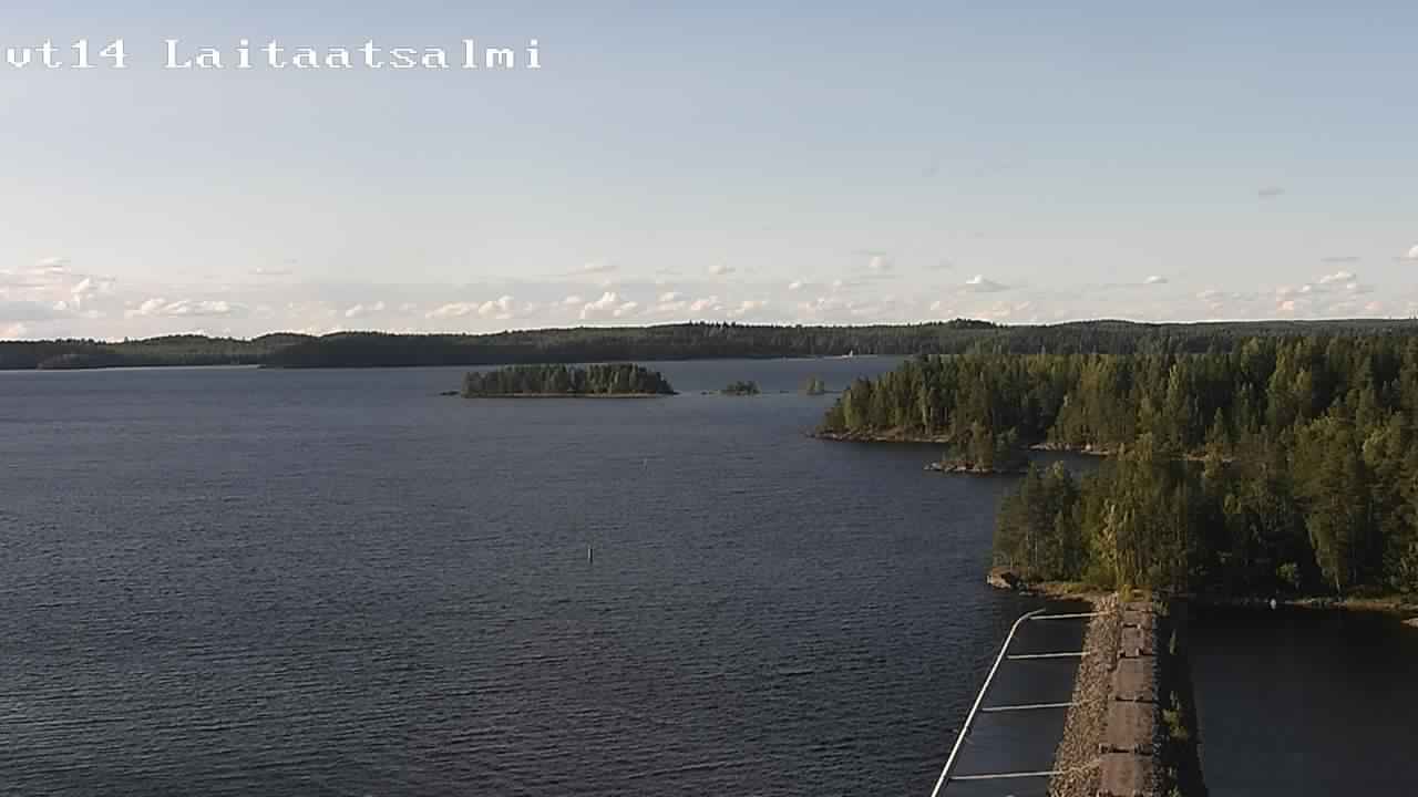 Weather Camera Image Road 14 Savonlinna, Laitaatsalmi, Savonlinna, Etelä-Savo