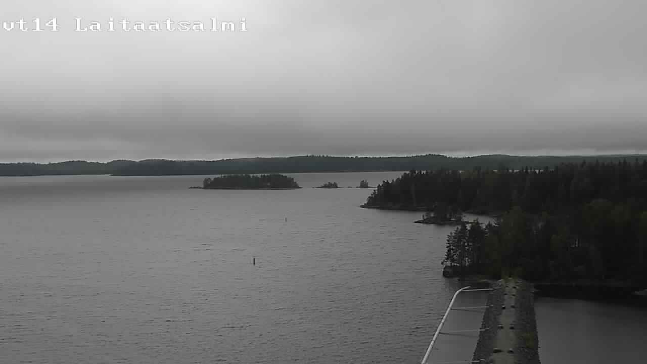 Weather Camera Image Road 14 Savonlinna, Laitaatsalmi, Savonlinna, Etelä-Savo