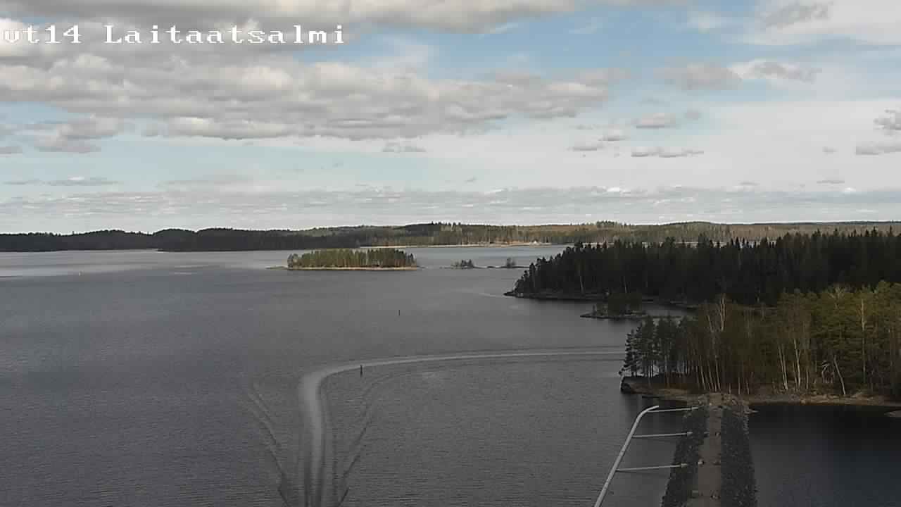 Weather Camera Image Väg 14 Nyslott, Laitaatsalmi, Savonlinna, Etelä-Savo