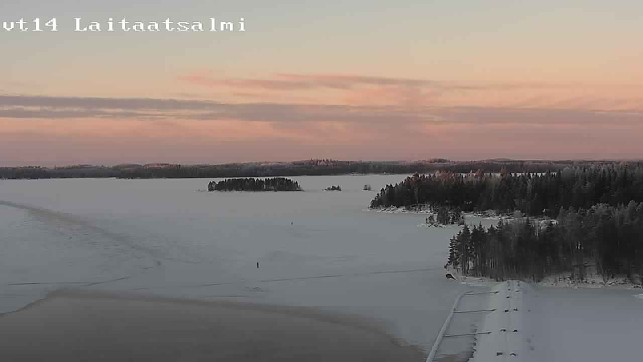 Kelikamerat Kuva Tie 14 Savonlinna, Laitaatsalmi silta, Savonlinna, Etelä-Savo