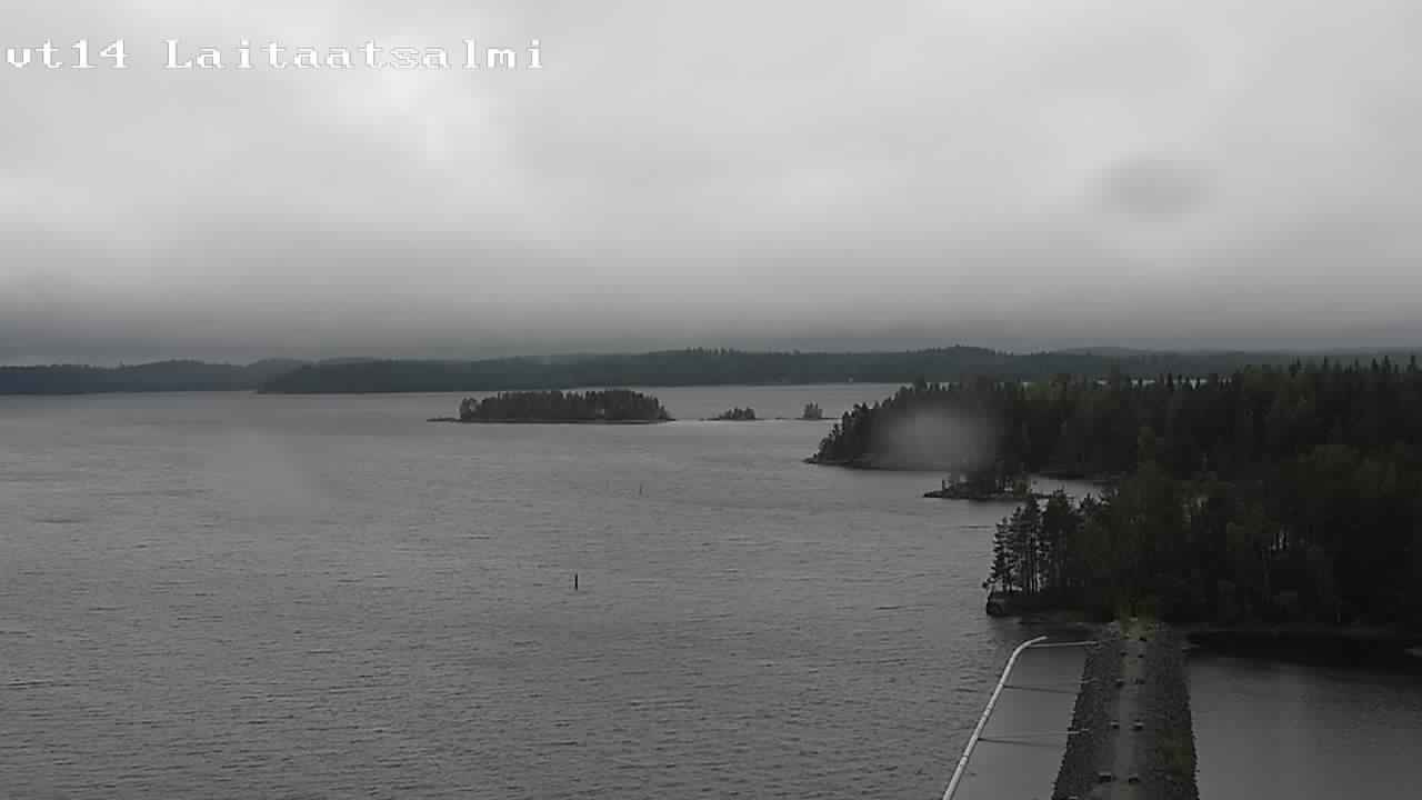 Weather Camera Image Road 14 Savonlinna, Laitaatsalmi, Savonlinna, Etelä-Savo