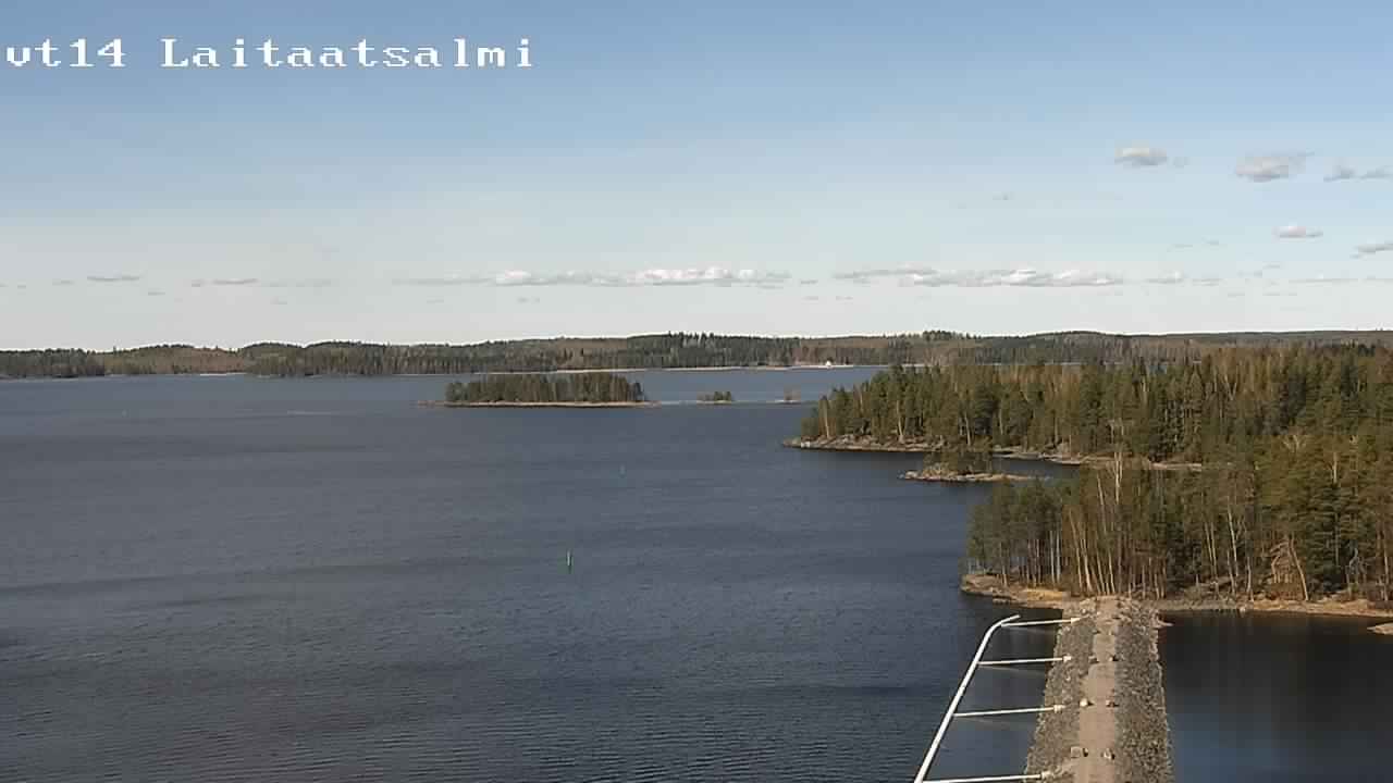Weather Camera Image Väg 14 Nyslott, Laitaatsalmi, Savonlinna, Etelä-Savo
