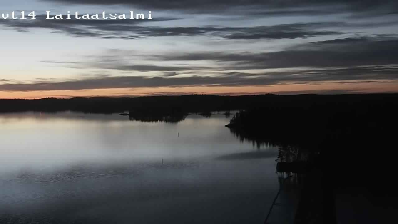 Weather Camera Image Väg 14 Nyslott, Laitaatsalmi, Savonlinna, Etelä-Savo