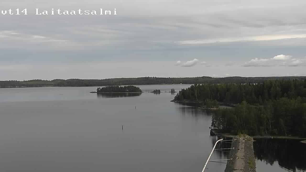 Weather Camera Image Road 14 Savonlinna, Laitaatsalmi, Savonlinna, Etelä-Savo