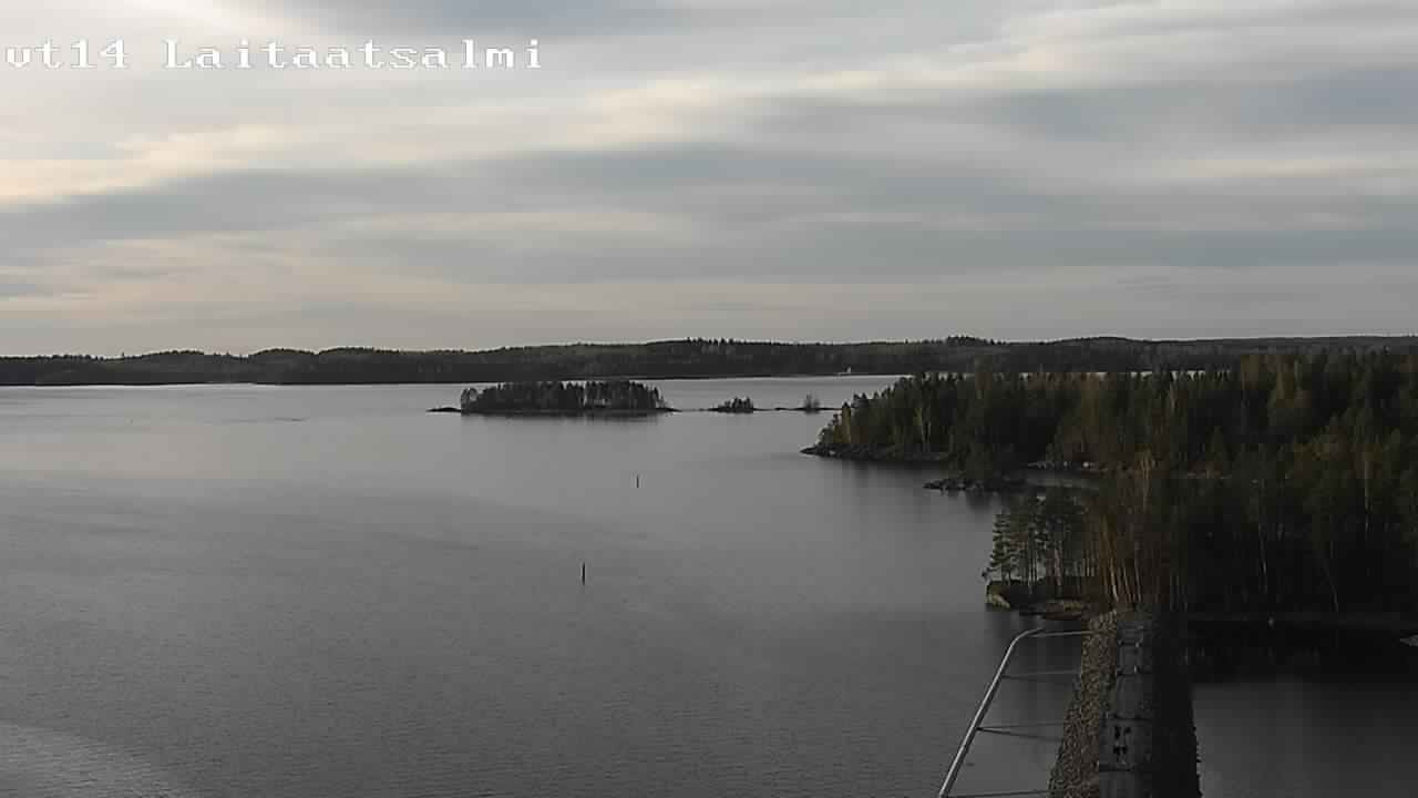 Weather Camera Image Väg 14 Nyslott, Laitaatsalmi, Savonlinna, Etelä-Savo