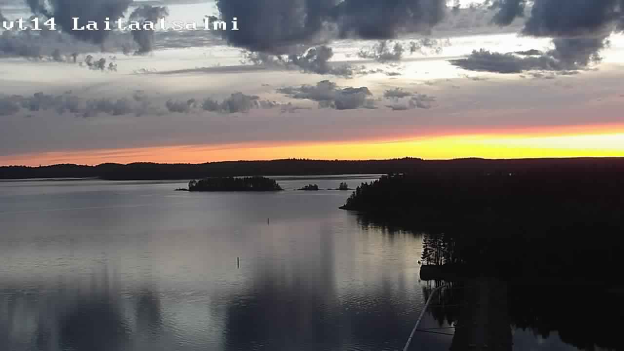 Weather Camera Image Road 14 Savonlinna, Laitaatsalmi, Savonlinna, Etelä-Savo