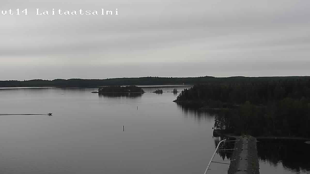 Weather Camera Image Väg 14 Nyslott, Laitaatsalmi, Savonlinna, Etelä-Savo