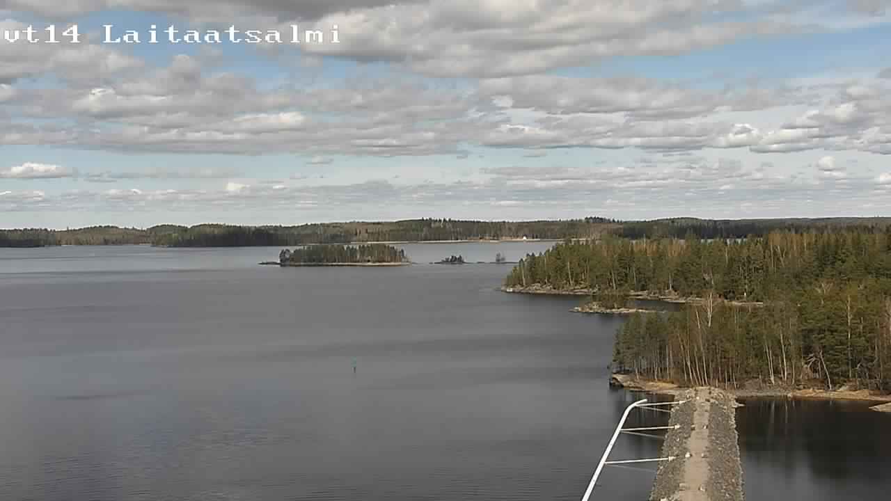 Weather Camera Image Väg 14 Nyslott, Laitaatsalmi, Savonlinna, Etelä-Savo