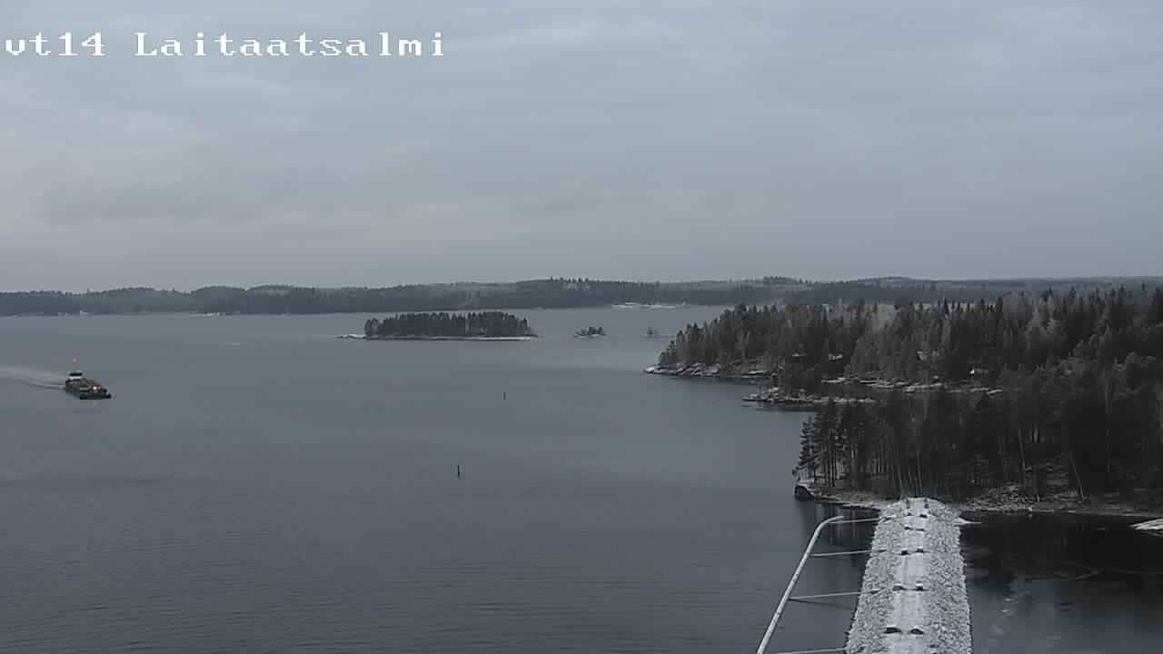 Kelikamerat Kuva Tie 14 Savonlinna, Laitaatsalmi silta, Savonlinna, Etelä-Savo