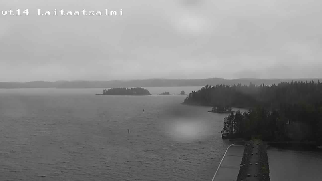 Weather Camera Image Road 14 Savonlinna, Laitaatsalmi, Savonlinna, Etelä-Savo