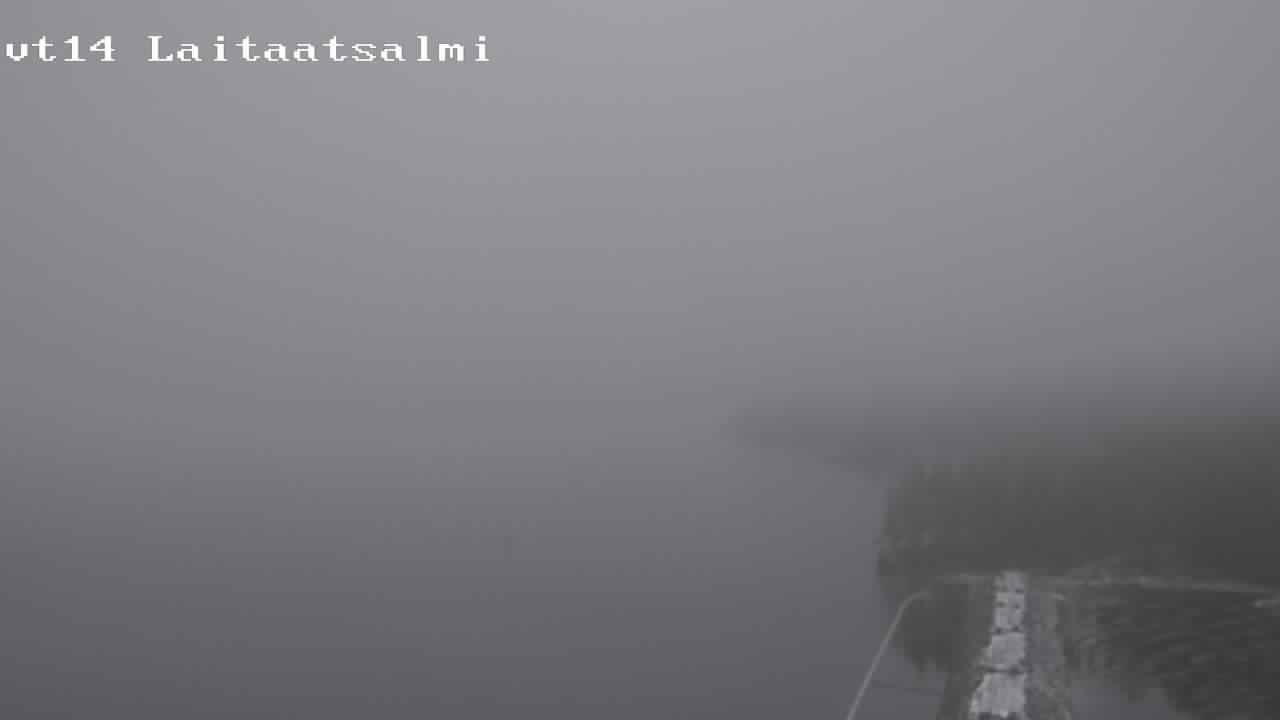 Weather Camera Image Väg 14 Nyslott, Laitaatsalmi, Savonlinna, Etelä-Savo