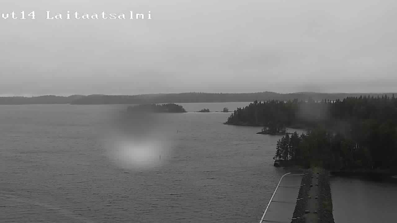 Weather Camera Image Road 14 Savonlinna, Laitaatsalmi, Savonlinna, Etelä-Savo