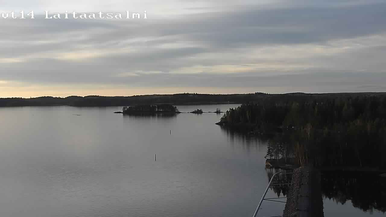 Weather Camera Image Väg 14 Nyslott, Laitaatsalmi, Savonlinna, Etelä-Savo