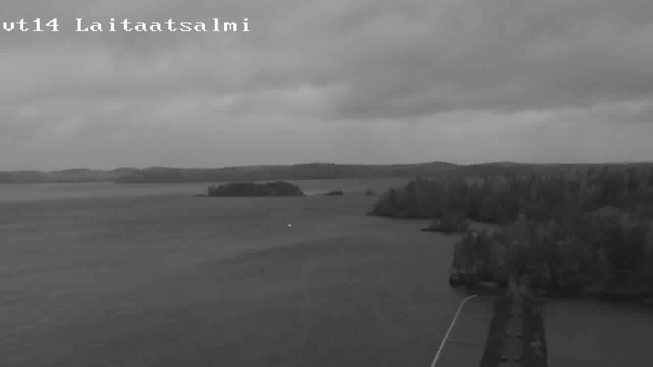 Weather Camera Image Road 14 Savonlinna, Laitaatsalmi, Savonlinna, Etelä-Savo