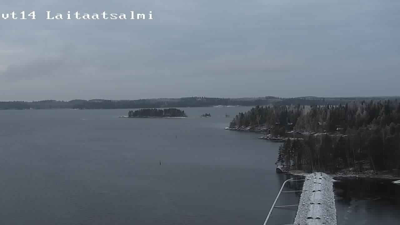 Kelikamerat Kuva Tie 14 Savonlinna, Laitaatsalmi silta, Savonlinna, Etelä-Savo