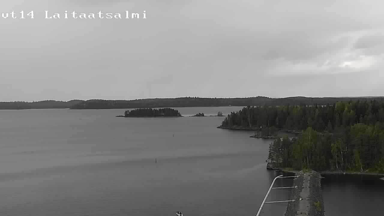 Weather Camera Image Road 14 Savonlinna, Laitaatsalmi, Savonlinna, Etelä-Savo