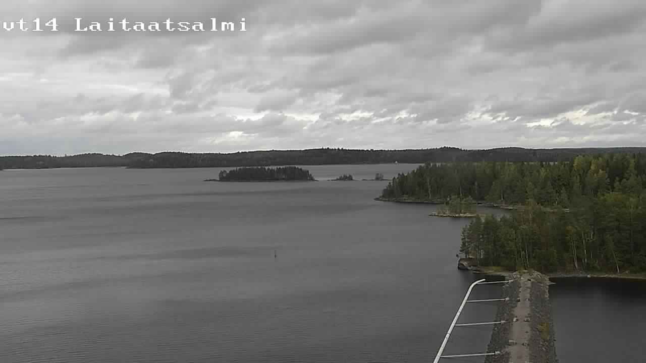 Weather Camera Image Road 14 Savonlinna, Laitaatsalmi, Savonlinna, Etelä-Savo
