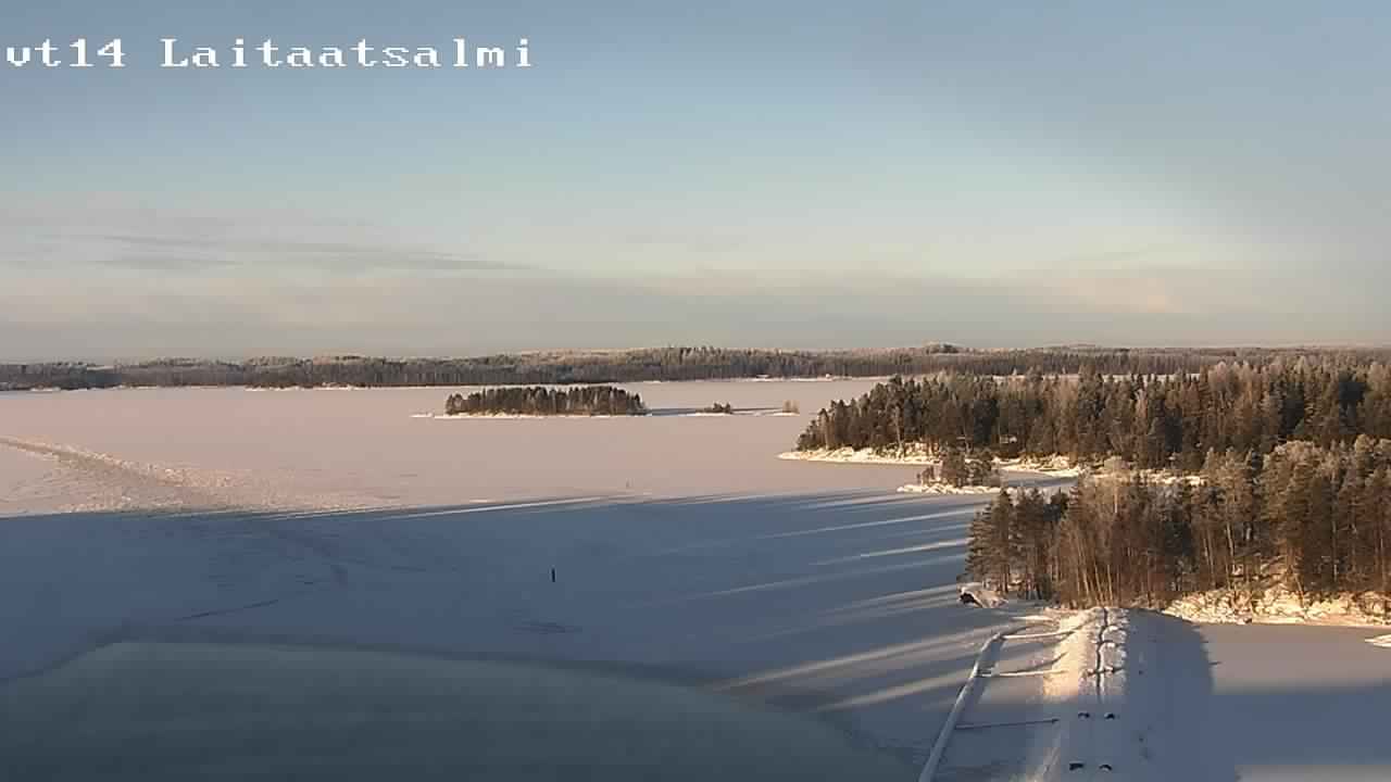 Kelikamerat Kuva Tie 14 Savonlinna, Laitaatsalmi silta, Savonlinna, Etelä-Savo