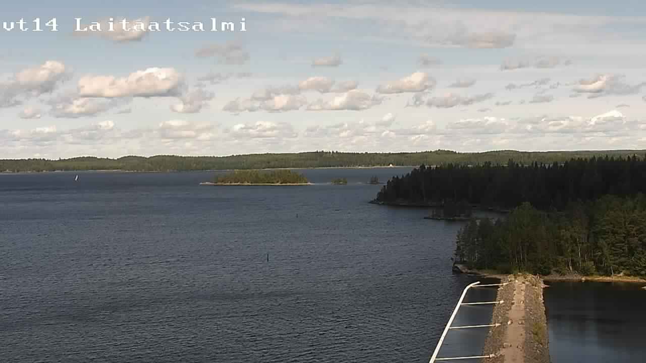 Weather Camera Image Road 14 Savonlinna, Laitaatsalmi, Savonlinna, Etelä-Savo