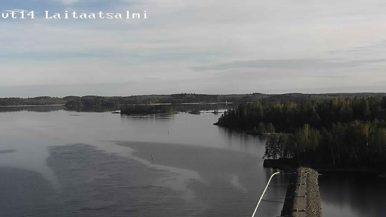 Weather Camera Image Road 14 Savonlinna, Laitaatsalmi, Savonlinna, Etelä-Savo