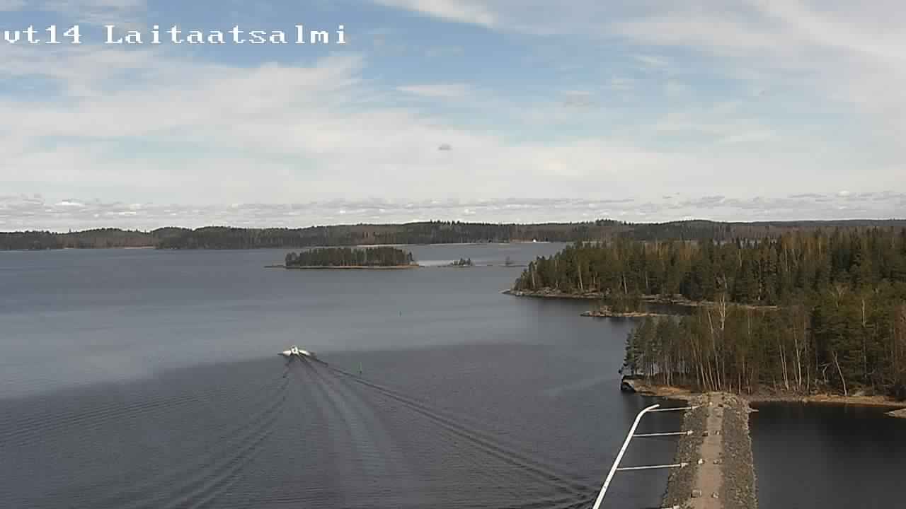 Weather Camera Image Väg 14 Nyslott, Laitaatsalmi, Savonlinna, Etelä-Savo