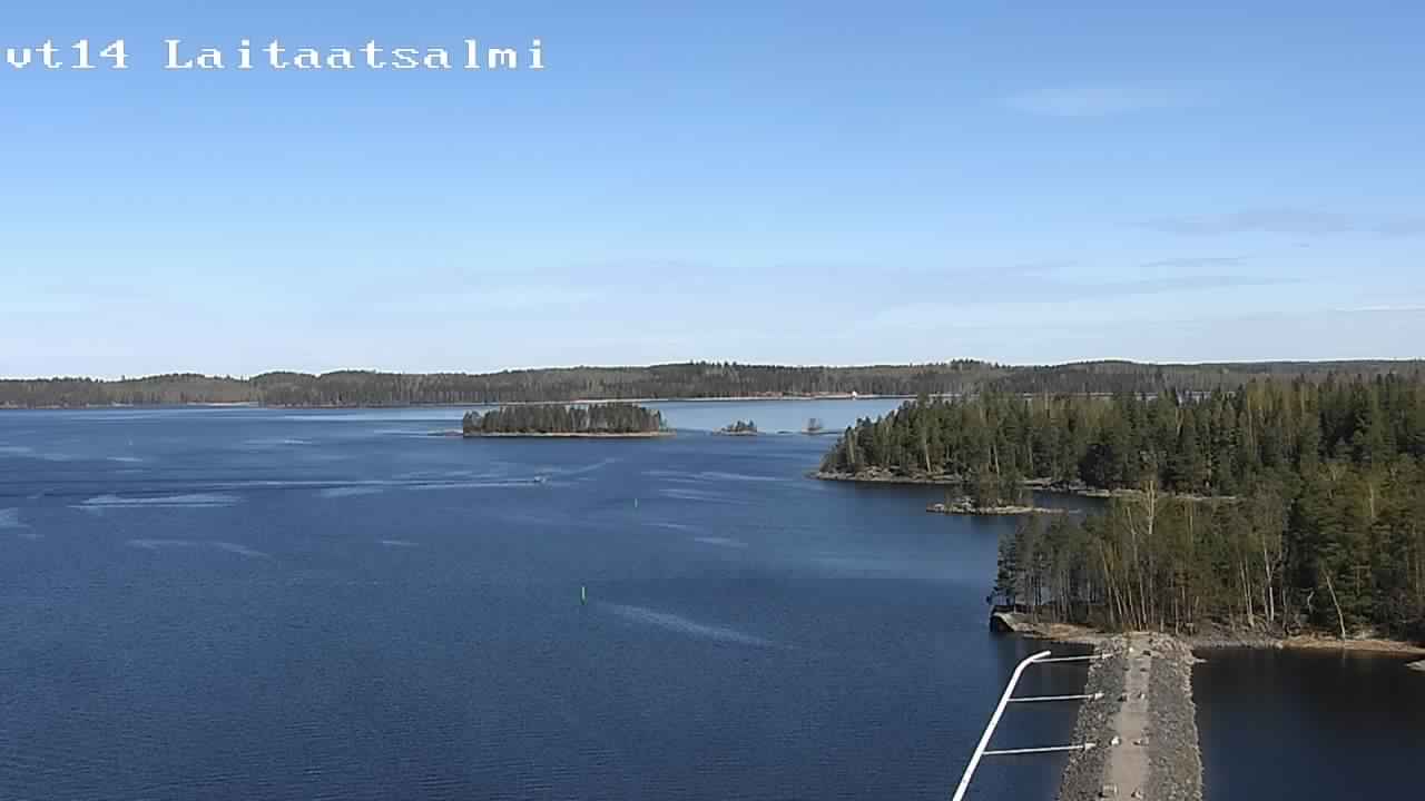 Weather Camera Image Road 14 Savonlinna, Laitaatsalmi, Savonlinna, Etelä-Savo