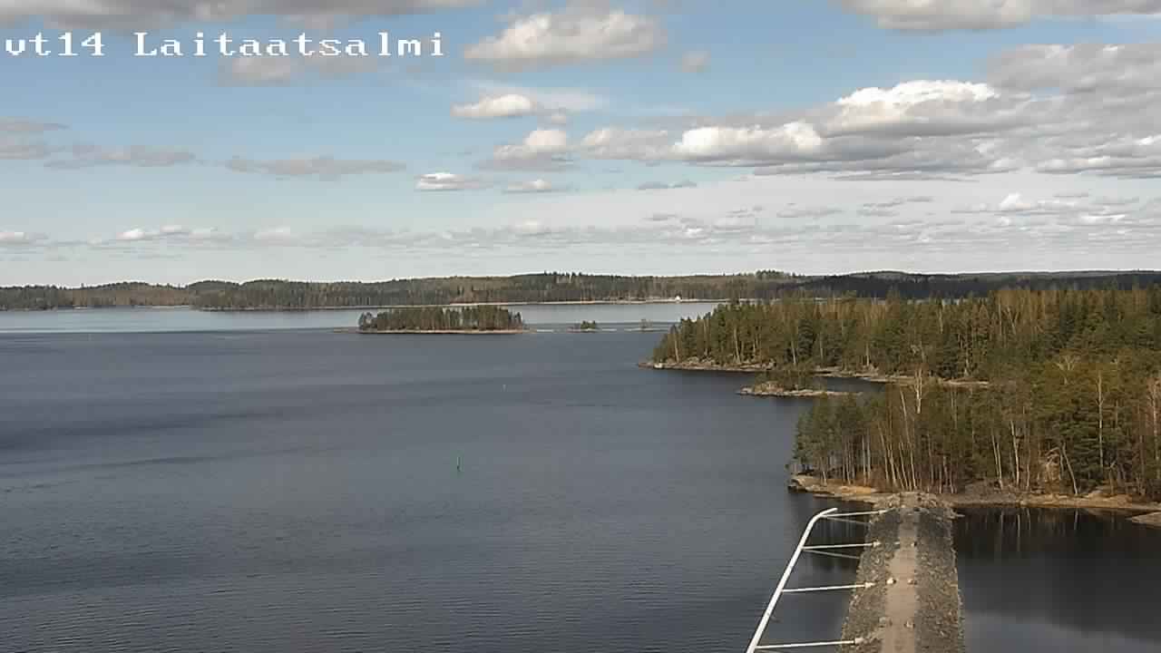 Weather Camera Image Väg 14 Nyslott, Laitaatsalmi, Savonlinna, Etelä-Savo