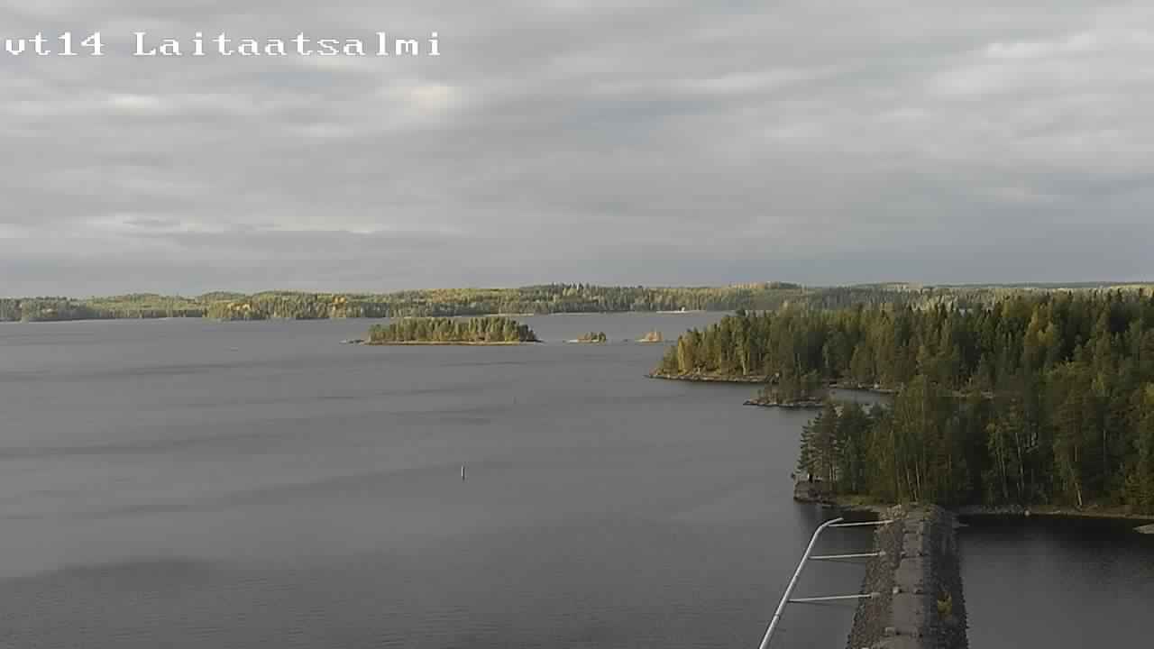 Weather Camera Image Road 14 Savonlinna, Laitaatsalmi, Savonlinna, Etelä-Savo