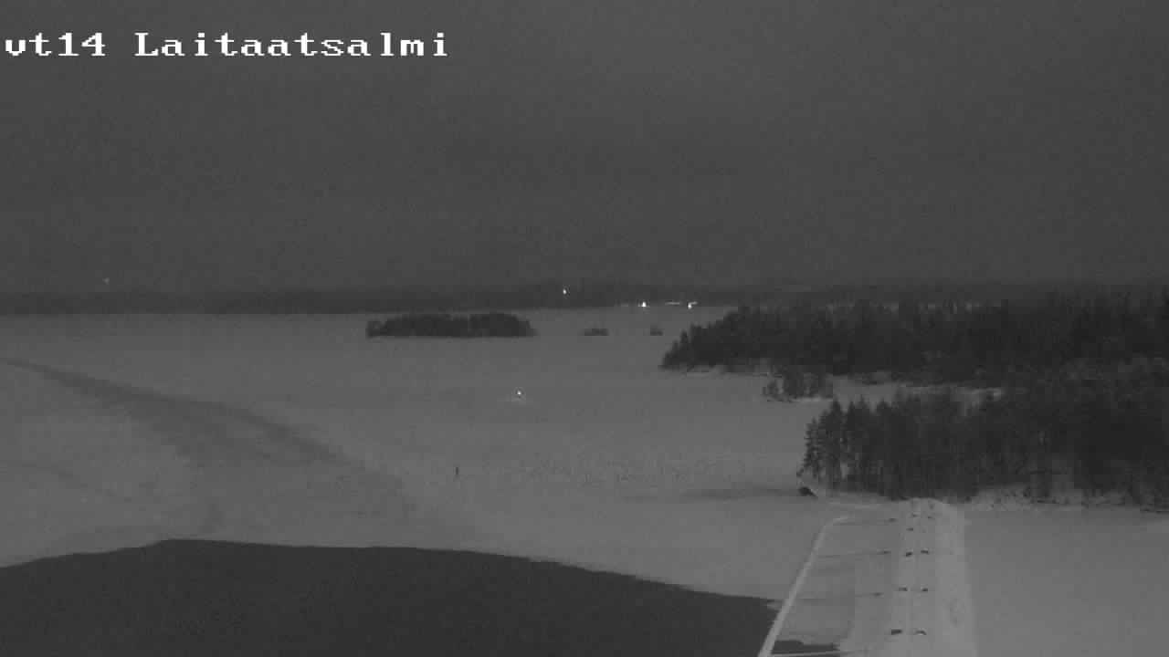 Weather Camera Image Väg 14 Nyslott, Laitaatsalmi, Savonlinna, Etelä-Savo