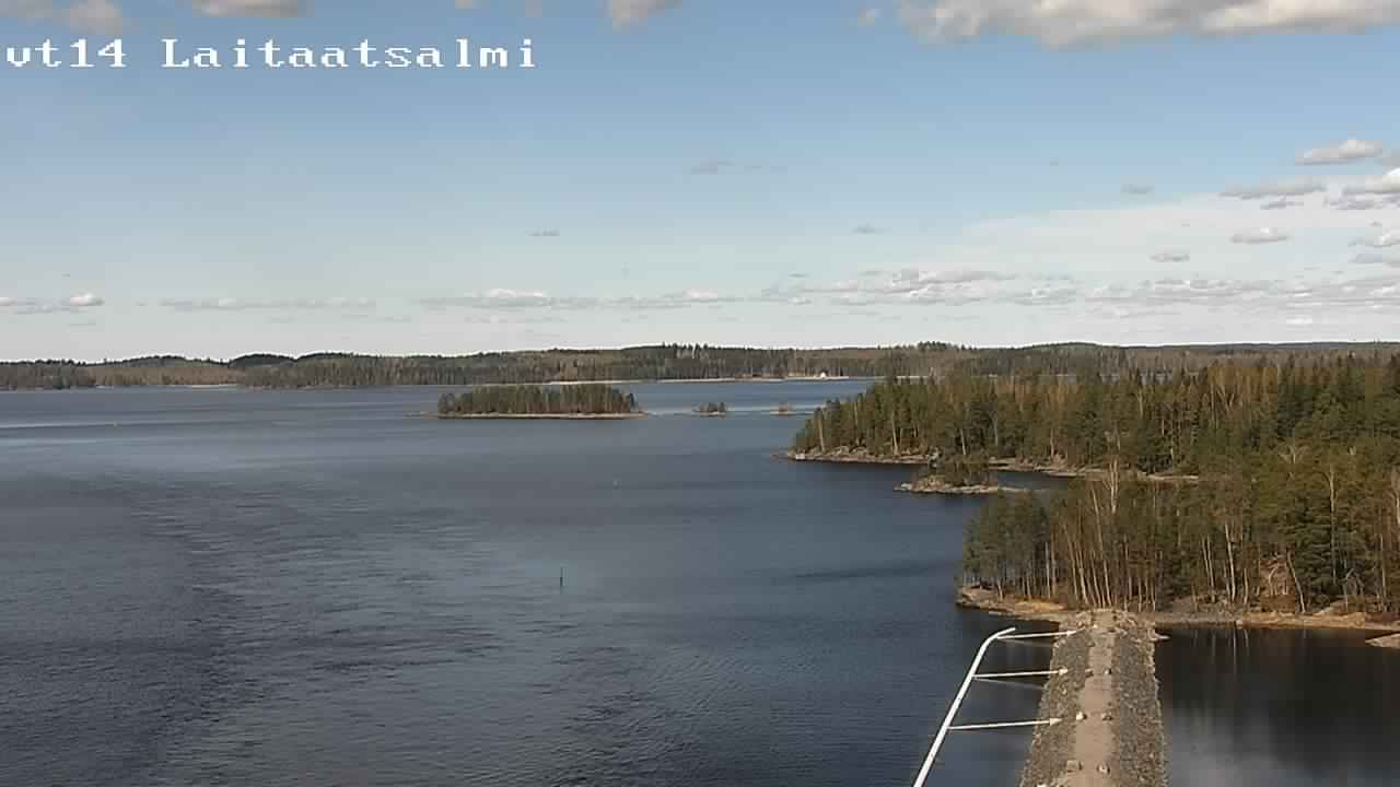 Weather Camera Image Väg 14 Nyslott, Laitaatsalmi, Savonlinna, Etelä-Savo