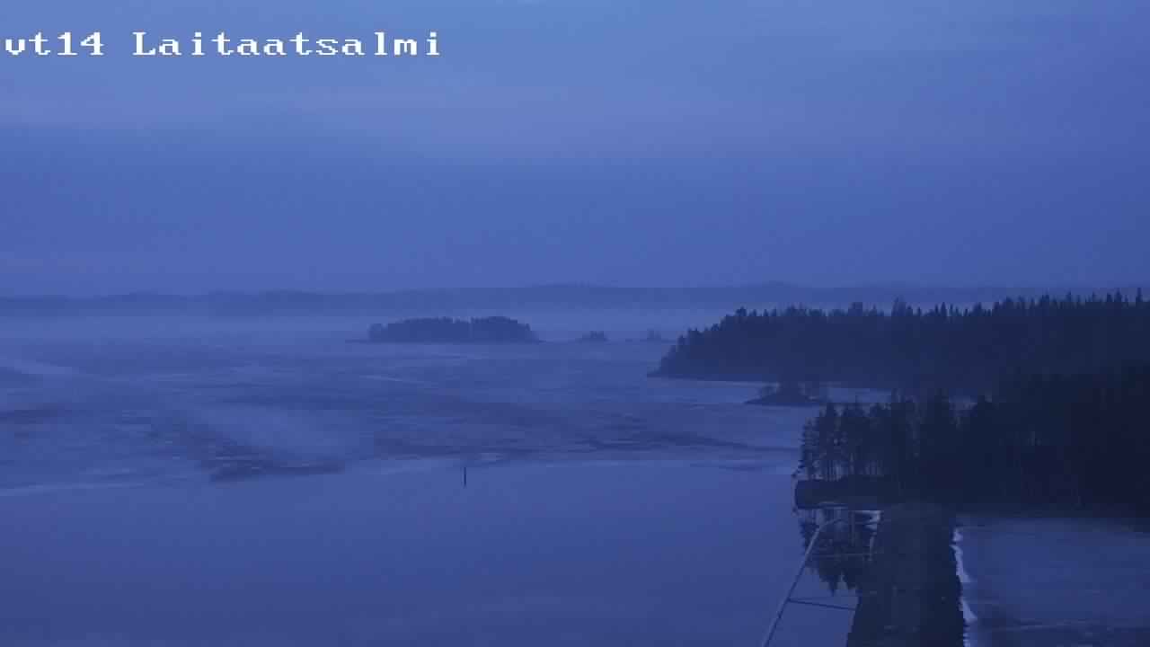 Weather Camera Image Road 14 Savonlinna, Laitaatsalmi, Savonlinna, Etelä-Savo