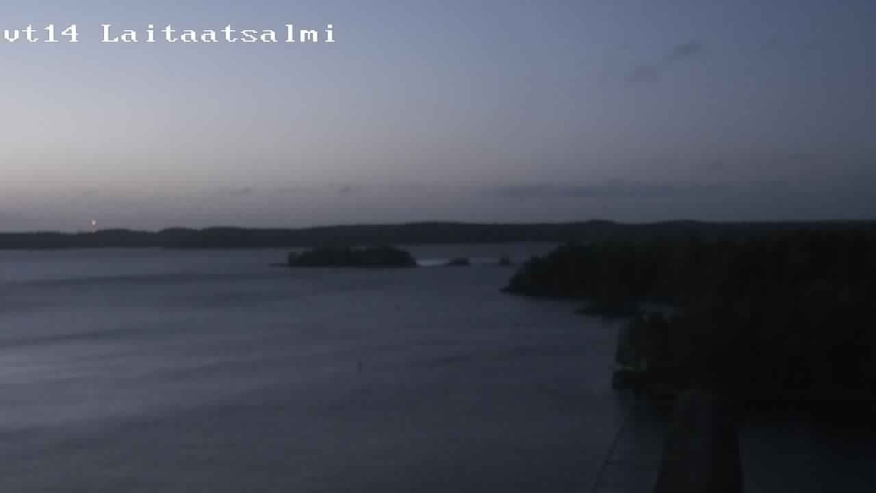 Weather Camera Image Road 14 Savonlinna, Laitaatsalmi, Savonlinna, Etelä-Savo
