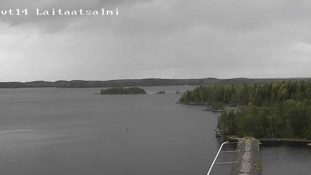 Weather Camera Image Road 14 Savonlinna, Laitaatsalmi, Savonlinna, Etelä-Savo