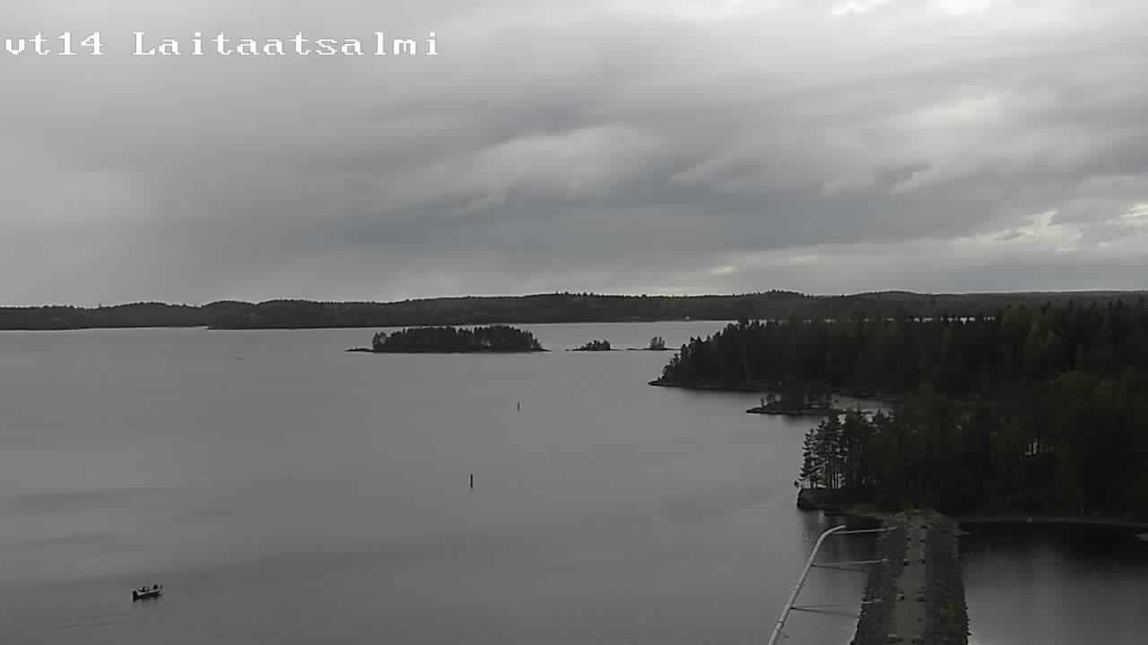 Weather Camera Image Road 14 Savonlinna, Laitaatsalmi, Savonlinna, Etelä-Savo