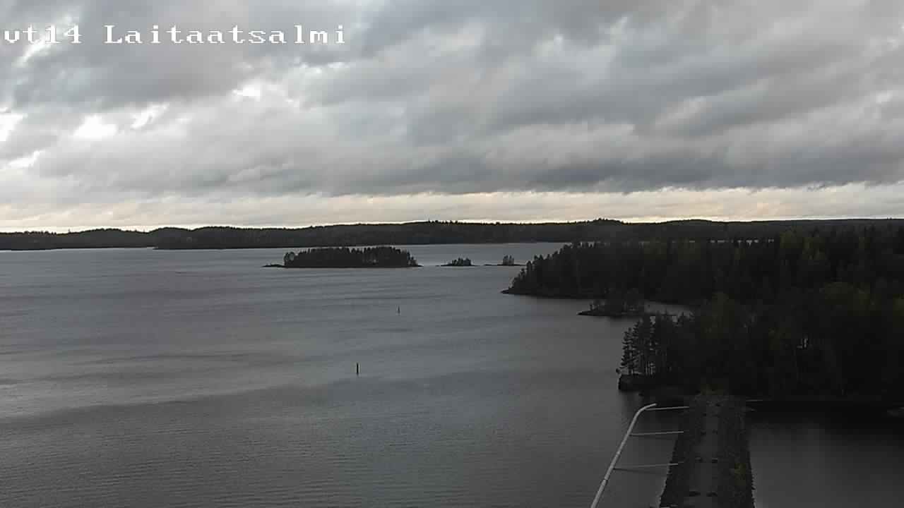 Weather Camera Image Road 14 Savonlinna, Laitaatsalmi, Savonlinna, Etelä-Savo
